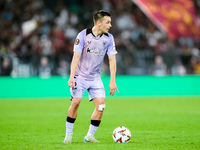 Andoni Gorosabel of Athletic Club during the UEFA Europa League 2024/25 League Phase MD1 match between AS Roma and Athletic Club at Stadio O...