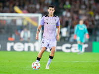 Benat Prados of Athletic Club during the UEFA Europa League 2024/25 League Phase MD1 match between AS Roma and Athletic Club at Stadio Olimp...