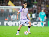 Benat Prados of Athletic Club during the UEFA Europa League 2024/25 League Phase MD1 match between AS Roma and Athletic Club at Stadio Olimp...