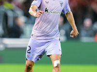 Andoni Gorosabel of Athletic Club during the UEFA Europa League 2024/25 League Phase MD1 match between AS Roma and Athletic Club at Stadio O...