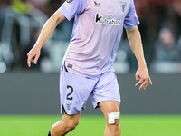 Andoni Gorosabel of Athletic Club during the UEFA Europa League 2024/25 League Phase MD1 match between AS Roma and Athletic Club at Stadio O...