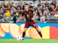 Gianluca Mancini of AS Roma during the UEFA Europa League 2024/25 League Phase MD1 match between AS Roma and Athletic Club at Stadio Olimpic...