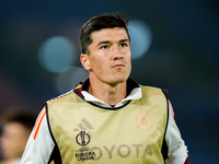 Eldor Shomurodov of AS Roma looks on during the UEFA Europa League 2024/25 League Phase MD1 match between AS Roma and Athletic Club at Stadi...