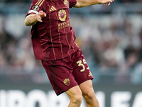 Tommaso Baldanzi of AS Roma during the UEFA Europa League 2024/25 League Phase MD1 match between AS Roma and Athletic Club at Stadio Olimpic...