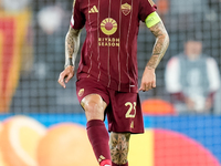 Gianluca Mancini of AS Roma during the UEFA Europa League 2024/25 League Phase MD1 match between AS Roma and Athletic Club at Stadio Olimpic...