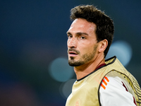 Mats Hummels of AS Roma looks on during the UEFA Europa League 2024/25 League Phase MD1 match between AS Roma and Athletic Club at Stadio Ol...