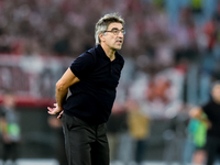 Ivan Juric head coach of AS Roma looks on during the UEFA Europa League 2024/25 League Phase MD1 match between AS Roma and Athletic Club at...