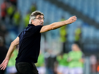 Ivan Juric head coach of AS Roma gestures during the UEFA Europa League 2024/25 League Phase MD1 match between AS Roma and Athletic Club at...