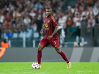 Evan Ndicka of AS Roma during the UEFA Europa League 2024/25 League Phase MD1 match between AS Roma and Athletic Club at Stadio Olimpico on...