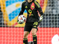 Mile Svilar of AS Roma during the UEFA Europa League 2024/25 League Phase MD1 match between AS Roma and Athletic Club at Stadio Olimpico on...