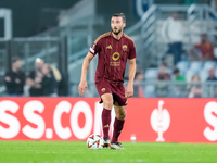 Bryan Cristante of AS Roma during the UEFA Europa League 2024/25 League Phase MD1 match between AS Roma and Athletic Club at Stadio Olimpico...