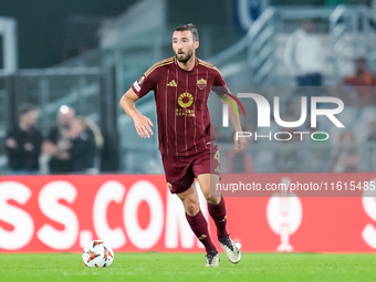 Bryan Cristante of AS Roma during the UEFA Europa League 2024/25 League Phase MD1 match between AS Roma and Athletic Club at Stadio Olimpico...