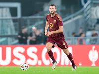 Bryan Cristante of AS Roma during the UEFA Europa League 2024/25 League Phase MD1 match between AS Roma and Athletic Club at Stadio Olimpico...