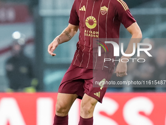 Bryan Cristante of AS Roma during the UEFA Europa League 2024/25 League Phase MD1 match between AS Roma and Athletic Club at Stadio Olimpico...