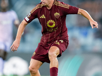 Tommaso Baldanzi of AS Roma during the UEFA Europa League 2024/25 League Phase MD1 match between AS Roma and Athletic Club at Stadio Olimpic...