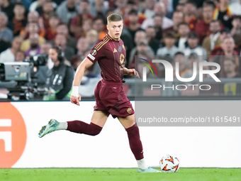 Artem Dovbyk of AS Roma during the UEFA Europa League 2024/25 League Phase MD1 match between AS Roma and Athletic Club at Stadio Olimpico on...