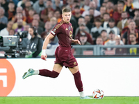 Artem Dovbyk of AS Roma during the UEFA Europa League 2024/25 League Phase MD1 match between AS Roma and Athletic Club at Stadio Olimpico on...