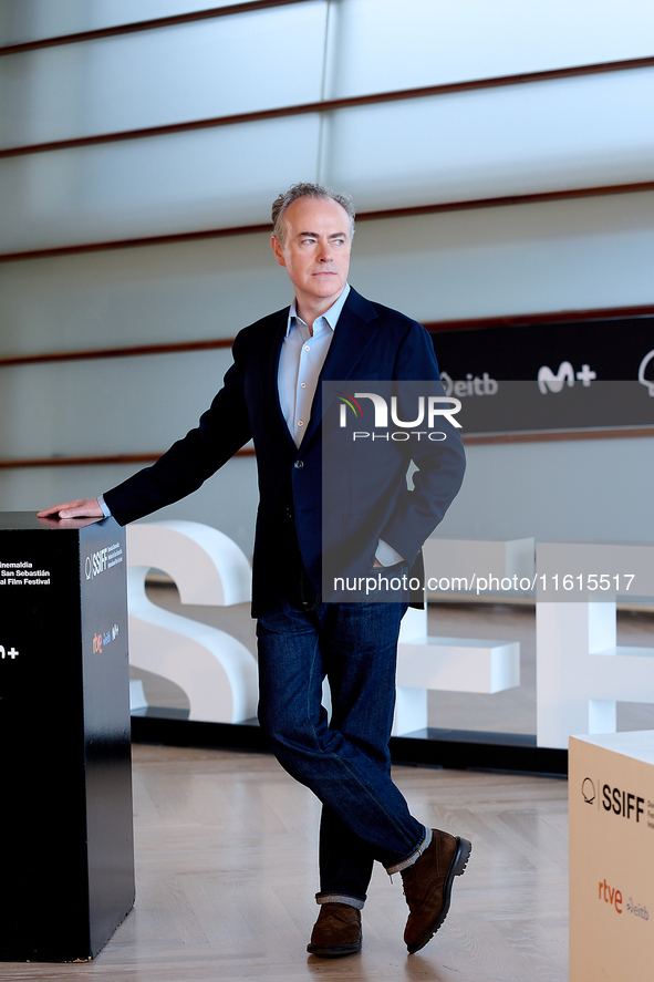 John Crowley attends the photocall for ''We Live in the Time'' during the 72nd San Sebastian International Film Festival in San Sebastian, S...