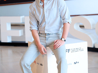 Andrew Garfield attends the photocall for ''We Live in the Time'' during the 72nd San Sebastian International Film Festival in San Sebastian...