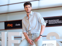 Andrew Garfield attends the photocall for ''We Live in the Time'' during the 72nd San Sebastian International Film Festival in San Sebastian...