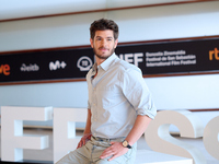 Andrew Garfield attends the photocall for ''We Live in the Time'' during the 72nd San Sebastian International Film Festival in San Sebastian...