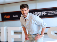 Andrew Garfield attends the photocall for ''We Live in the Time'' during the 72nd San Sebastian International Film Festival in San Sebastian...