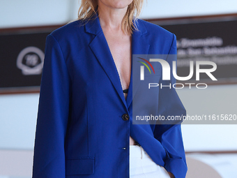 Nathalie Pozas attends the Photocall Marco during the 72nd San Sebastian International Film Festival in San Sebastian, Spain, on September 2...