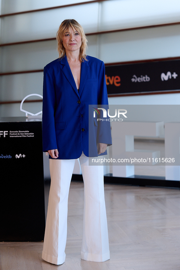 Nathalie Pozas attends the Photocall Marco during the 72nd San Sebastian International Film Festival in San Sebastian, Spain, on September 2...