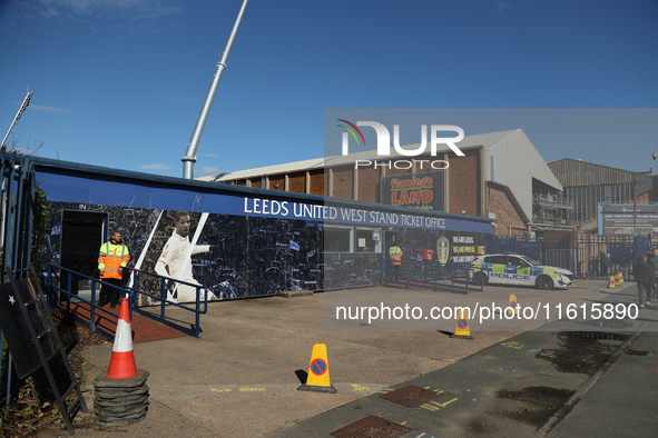 Elland Road before the Sky Bet Championship match between Leeds United and Coventry City at Elland Road in Leeds, United Kingdom, on Septemb...