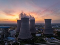 The exterior view of Huaneng Power Plant in Huai'an, China, on September 28, 2024. (