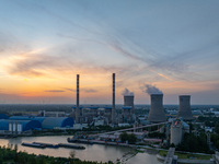 The exterior view of Huaneng Power Plant in Huai'an, China, on September 28, 2024. (