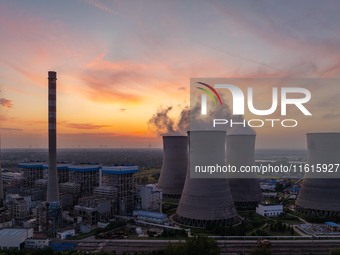 The exterior view of Huaneng Power Plant in Huai'an, China, on September 28, 2024. (