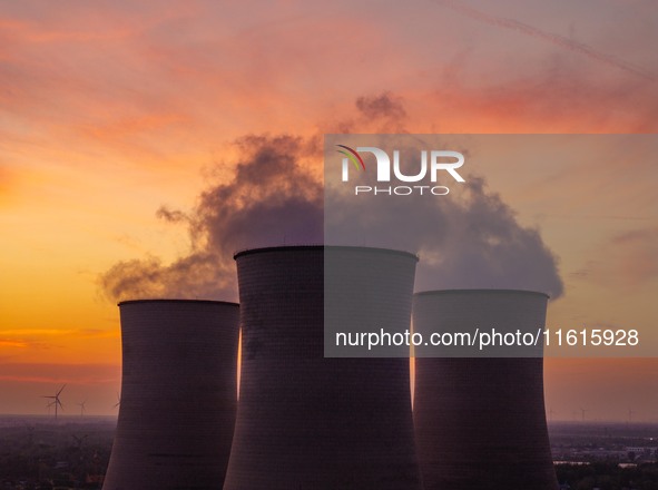 The exterior view of Huaneng Power Plant in Huai'an, China, on September 28, 2024. 