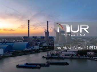 The exterior view of Huaneng Power Plant in Huai'an, China, on September 28, 2024. (