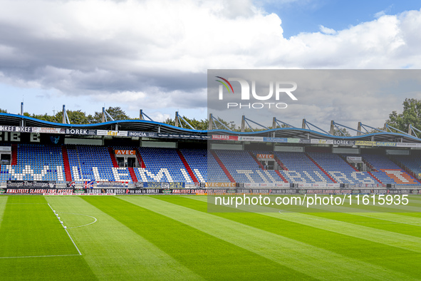 Stadium overview during the match Willem II - PSV at the Koning Willem II stadium for the Dutch Eredivisie season 2024-2025 in Tilburg, Neth...