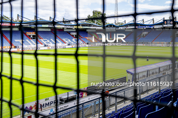 Stadium overview during the match Willem II - PSV at the Koning Willem II stadium for the Dutch Eredivisie season 2024-2025 in Tilburg, Neth...