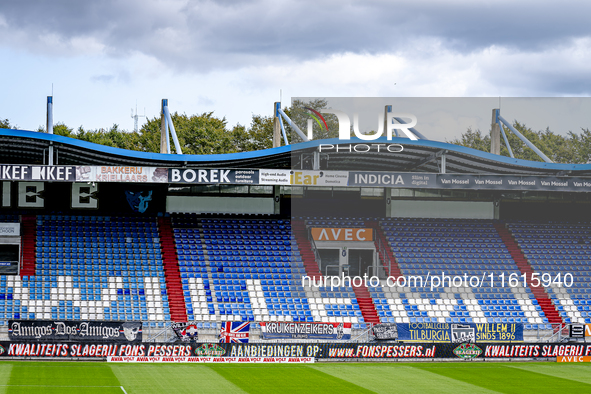 Stadium overview during the match Willem II - PSV at the Koning Willem II stadium for the Dutch Eredivisie season 2024-2025 in Tilburg, Neth...