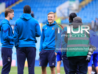 Coventry City before the Sky Bet Championship match between Leeds United and Coventry City at Elland Road in Leeds, England, on September 28...