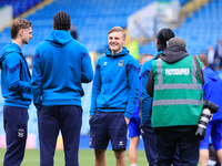 Coventry City before the Sky Bet Championship match between Leeds United and Coventry City at Elland Road in Leeds, England, on September 28...