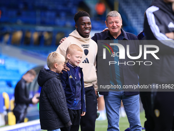 Wilfried Gnonto (Leeds United) before the Sky Bet Championship match between Leeds United and Coventry City at Elland Road in Leeds, England...