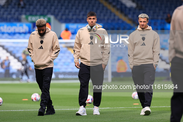 Joel Piroe (Leeds United) before the Sky Bet Championship match between Leeds United and Coventry City at Elland Road in Leeds, England, on...