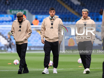 Joel Piroe (Leeds United) before the Sky Bet Championship match between Leeds United and Coventry City at Elland Road in Leeds, England, on...