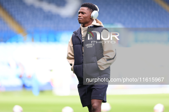 Largie Ramazani (Leeds United) before the Sky Bet Championship match between Leeds United and Coventry City at Elland Road in Leeds, England...