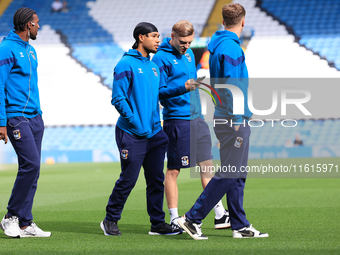 Coventry City before the Sky Bet Championship match between Leeds United and Coventry City at Elland Road in Leeds, England, on September 28...