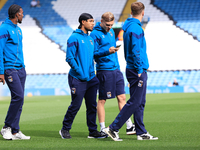 Coventry City before the Sky Bet Championship match between Leeds United and Coventry City at Elland Road in Leeds, England, on September 28...