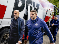 PSV Eindhoven trainer Peter Bosz during the match between Willem II and PSV at the Koning Willem II stadium for the Dutch Eredivisie season...