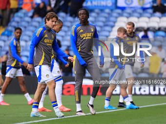 James Debayo (Leeds United) before the Sky Bet Championship match between Leeds United and Coventry City at Elland Road in Leeds, United Kin...