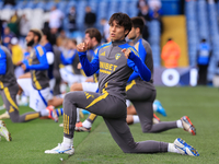 Ao Tanaka (Leeds United) before the Sky Bet Championship match between Leeds United and Coventry City at Elland Road in Leeds, England, on S...