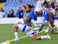 Isaac Schmidt (Leeds United) before the Sky Bet Championship match between Leeds United and Coventry City at Elland Road in Leeds, England,...