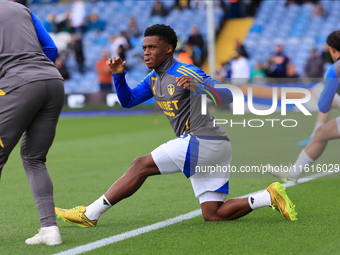 Largie Ramazani (Leeds United) before the Sky Bet Championship match between Leeds United and Coventry City at Elland Road in Leeds, England...